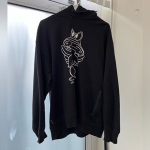 GU X UNDERCOVER XXL black hoodie sweater rare